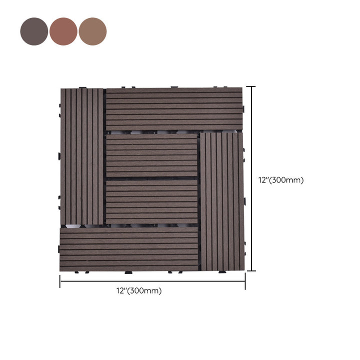 BowLift | Modern plastic wood laminate deck outdoors, mold-resistant laminate