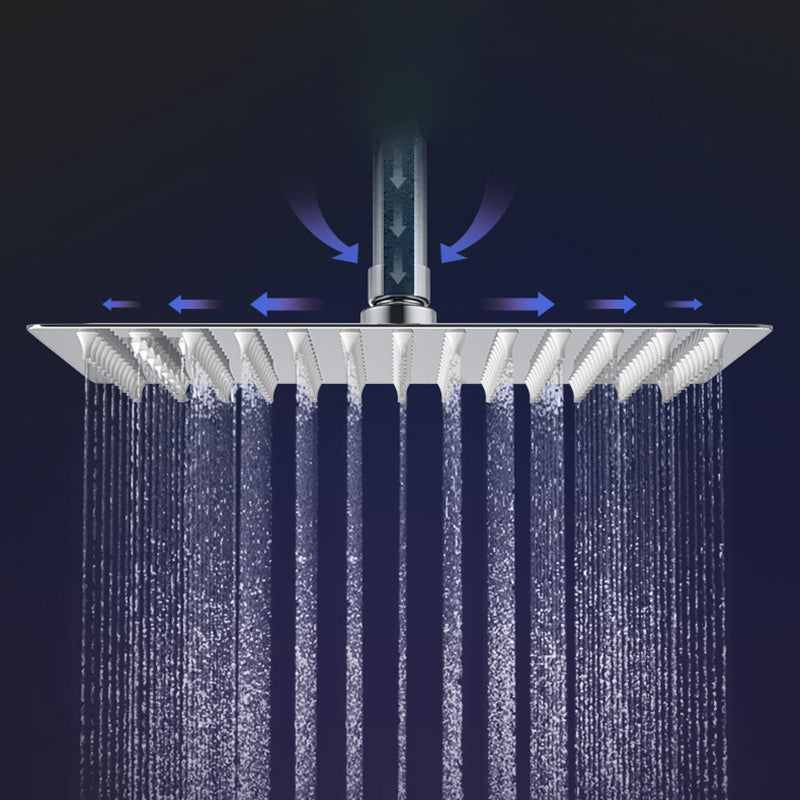 BowLift | Modern Showerhead Combination Double Showerhead Stainless Steel Wall Mounted Showerhead