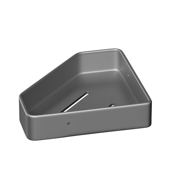 BowLift | Modern gray aluminum bathroom accessory set