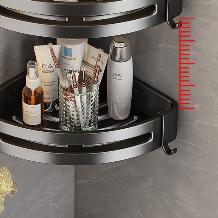 BowLift | Matt Black 2-piece modern bathroom accessories as a single item or as a set with bath shelf
