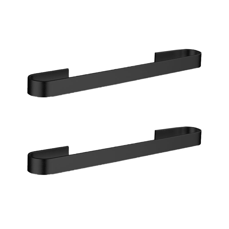 BowLift | Contemporary 2-piece bathroom accessory set aluminum stainless steel towel bar