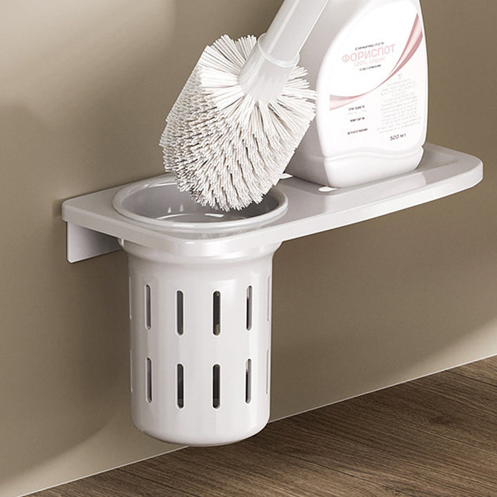 BowLift | White Bathroom Accessory Set Contemporary Aluminum Bathroom Accessory Kit with Towel Holder