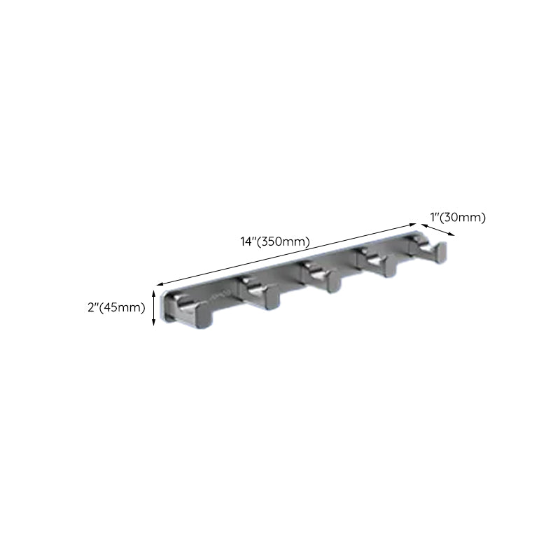 BowLift | Contemporary bathroom accessory set made of aluminum with towel holder/bath shelf