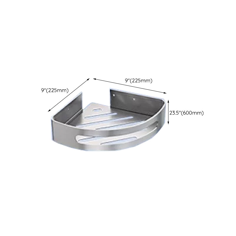 BowLift | Contemporary bathroom accessory set made of aluminum with towel holder/bath shelf