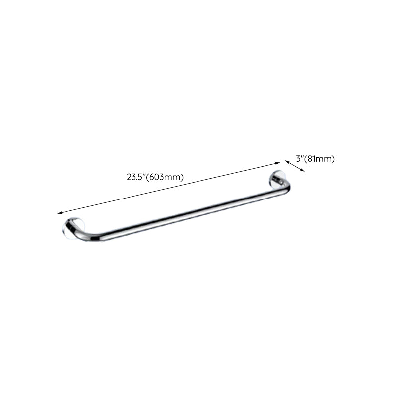BowLift | Contemporary bathroom accessory set made of aluminum with towel holder/bath shelf