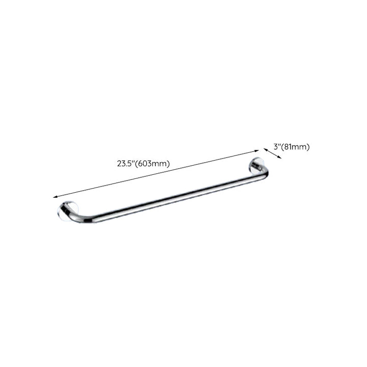 BowLift | Contemporary bathroom accessory set made of aluminum with towel holder/bath shelf