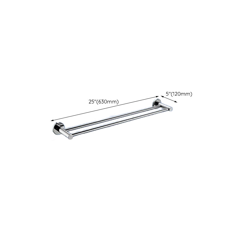 BowLift | Contemporary bathroom accessory set made of aluminum with towel holder/bath shelf