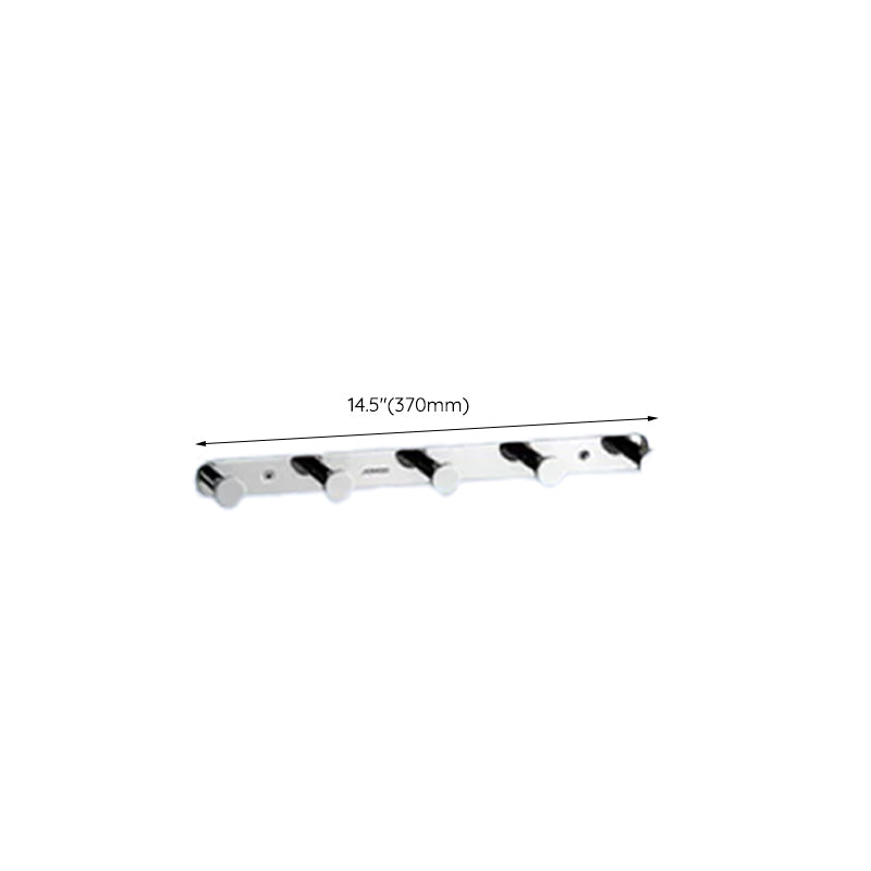 BowLift | Contemporary bathroom accessory set made of aluminum with towel holder/bath shelf