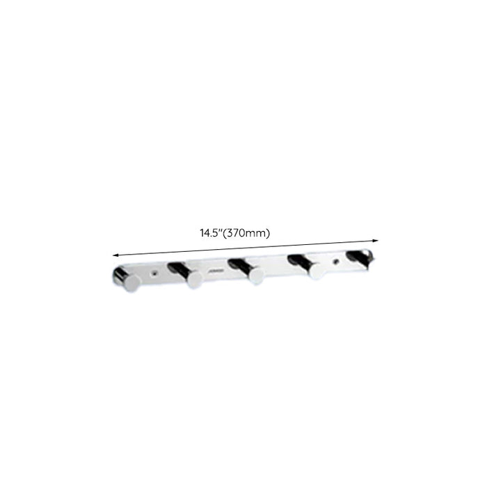 BowLift | Contemporary bathroom accessory set made of aluminum with towel holder/bath shelf