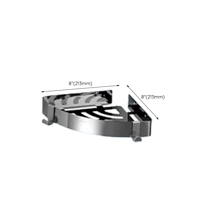 BowLift | Contemporary bathroom accessory set made of aluminum with towel holder/bath shelf