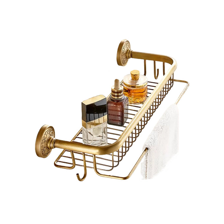 BowLift | Traditional Bathroom Accessory Set Gold Paper Holder Bathroom Set
