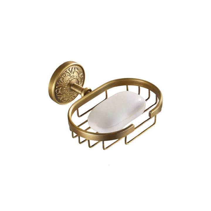 BowLift | Traditional Bathroom Accessory Set Gold Paper Holder Bathroom Set