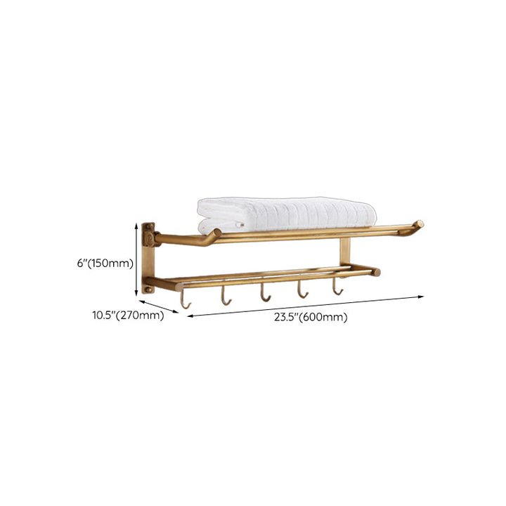 BowLift | Traditional Bathroom Accessory Set Gold Paper Holder Bathroom Set