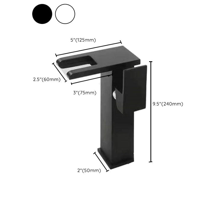 BowLift | Single-Handle Basin Faucet 1-Hole Widely Used Bathroom Sink Faucet with LED Lighting