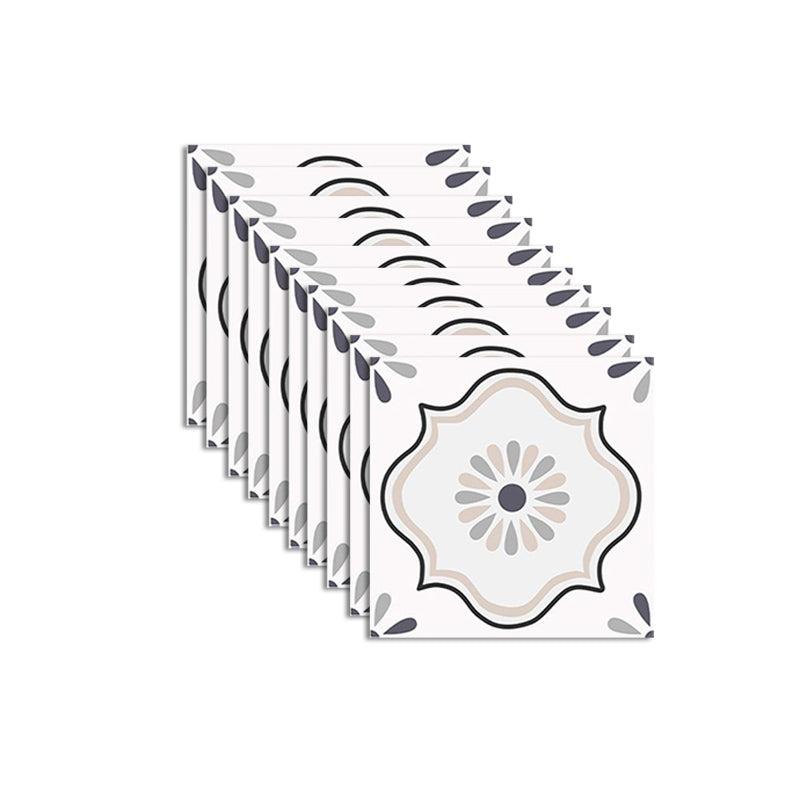 BowLift | Square Indoor Vinyl Flooring Self-Adhesive Flower Pattern Waterproof Vinyl Flooring