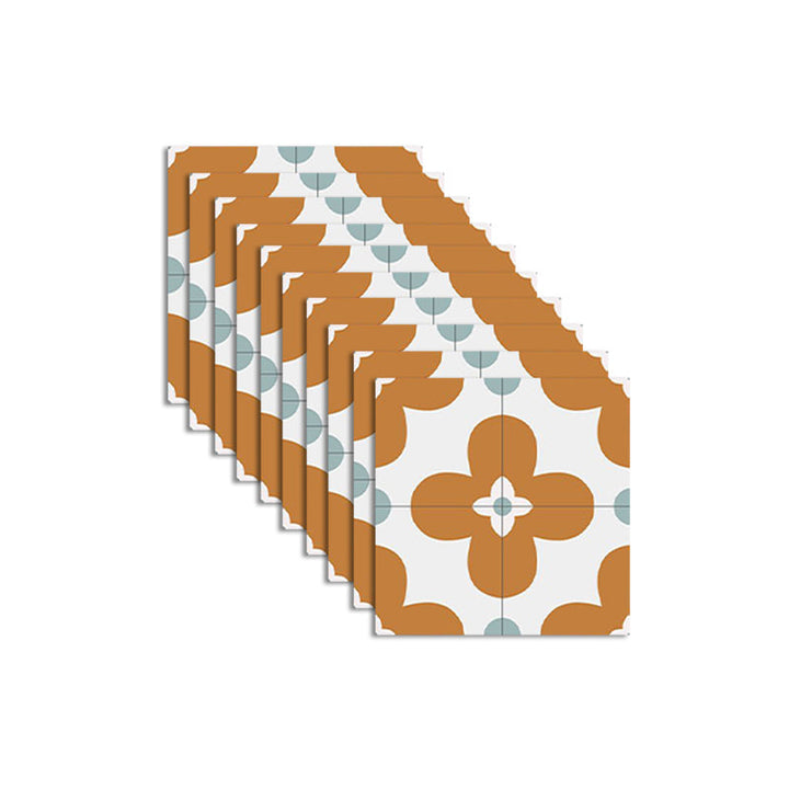 BowLift | Square Inner Layer Vinyl Flooring Floral Pattern Peel and Stick Waterproof Vinyl Flooring