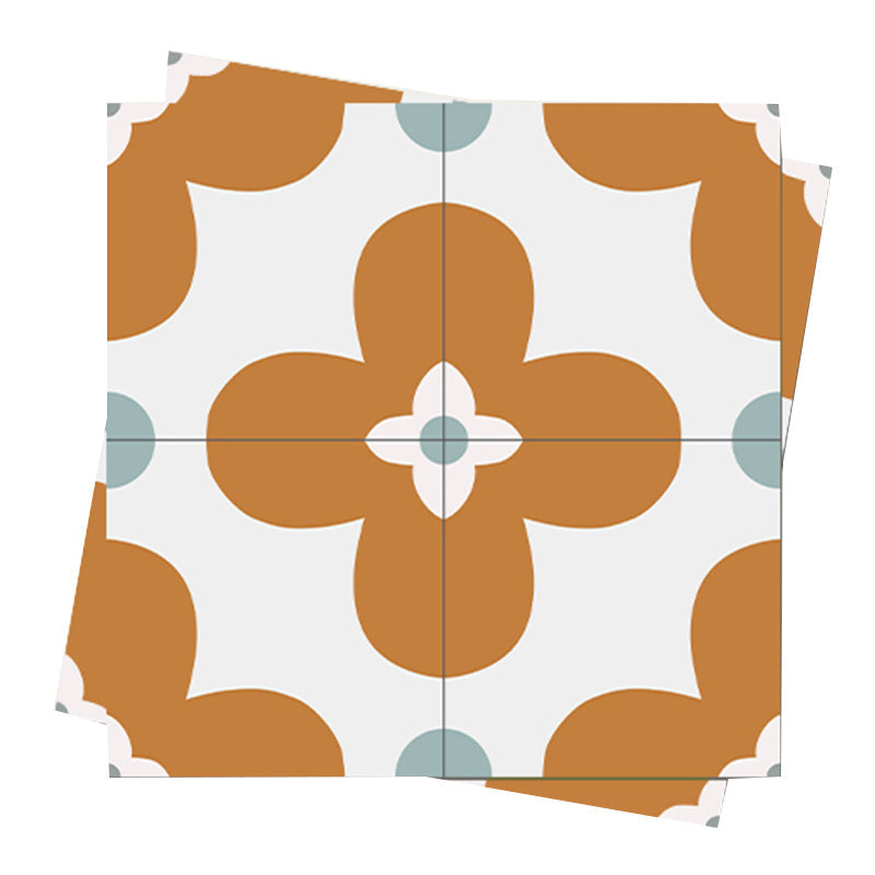 BowLift | Square Inner Layer Vinyl Flooring Floral Pattern Peel and Stick Waterproof Vinyl Flooring
