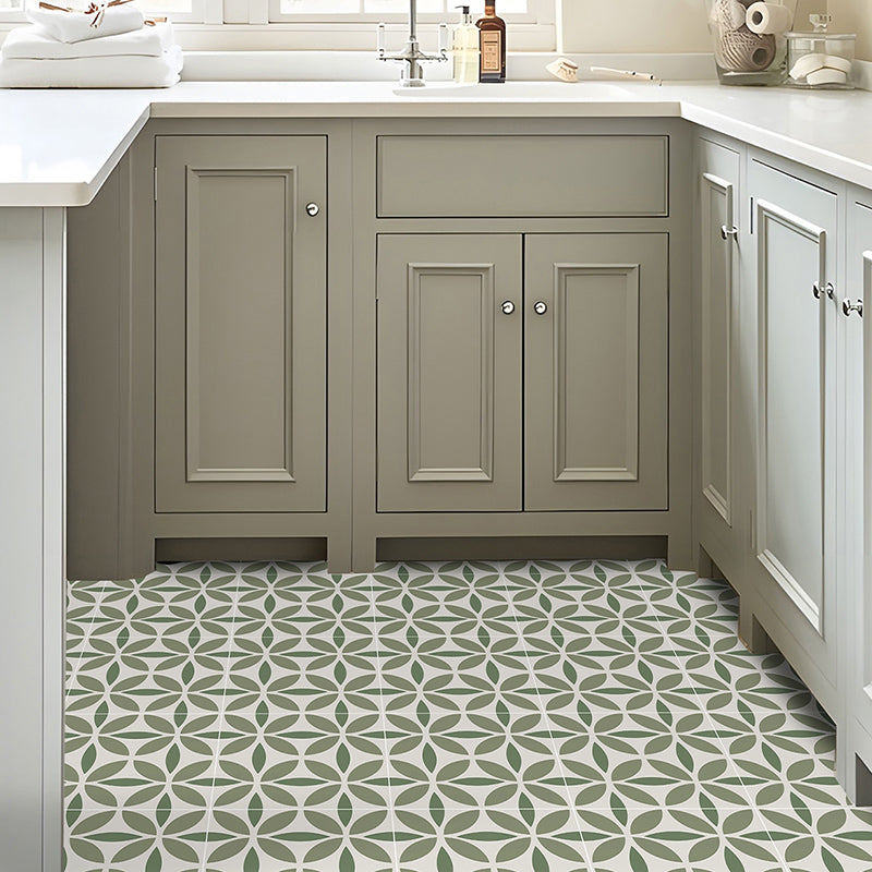BowLift | Indoor Vinyl Tiles Flower Pattern Peel and Stick Waterproof Square Vinyl Tile