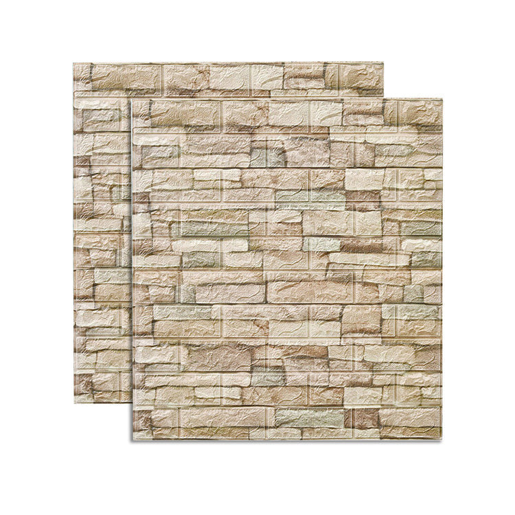 BowLift | Country House Wall Shelf 3D Brick Living Room Wall Panel Set of 2