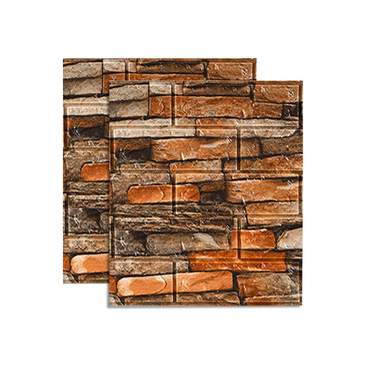 BowLift | Country House Wall Shelf 3D Brick Living Room Wall Panel Set of 2