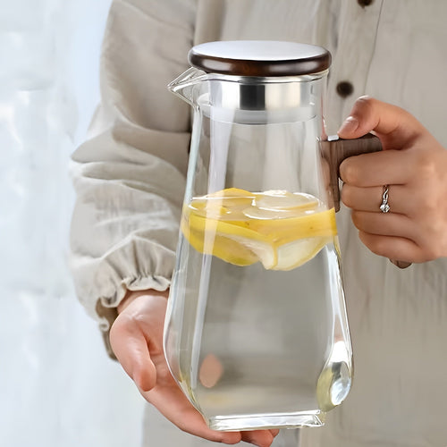 Glass Jug with Large Capacity – Heat Resistant and DuraBowlifte | Perfect for Water and Juice | Bowlift