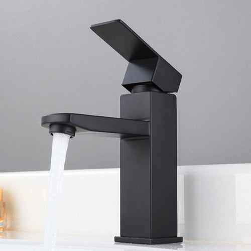 BowLift | Modern Sink Faucet Centerset Bathroom Sink Faucet in Black