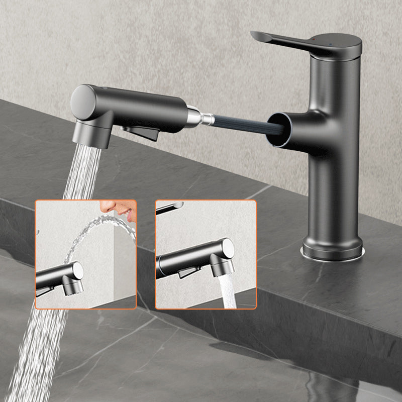 BowLift | Modern Center Set Faucet Copper Center Set Vanity Faucet for Bathroom