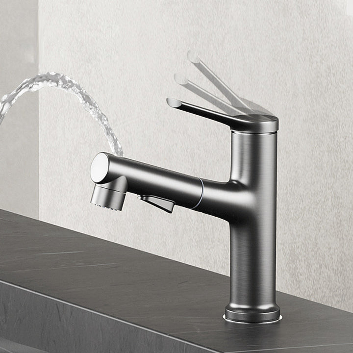 BowLift | Modern Center Set Faucet Copper Center Set Vanity Faucet for Bathroom