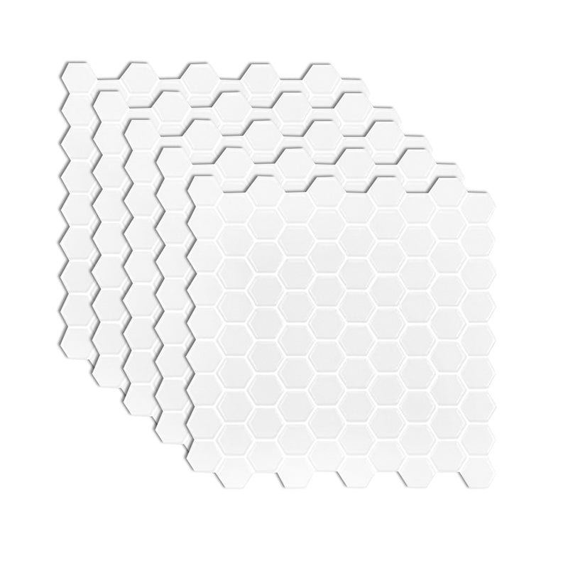 BowLift | Square Grout Tile Removable & Stick PVC 12" x 12" Removable & Stick Mosaic Tile 5-Pack