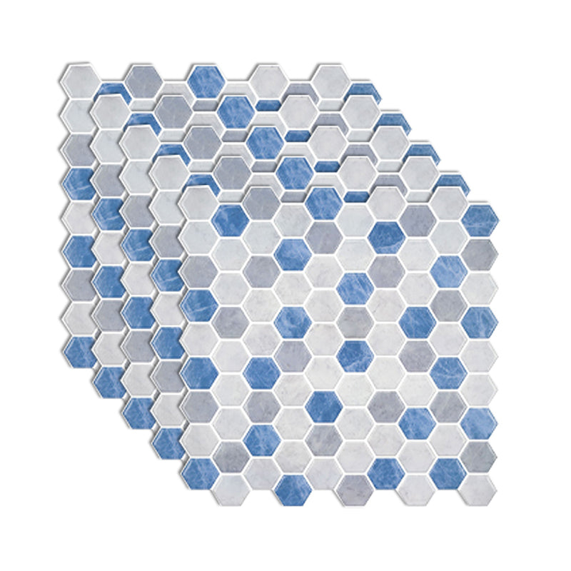 BowLift | Square Grout Tile Removable & Stick PVC 12" x 12" Removable & Stick Mosaic Tile 5-Pack
