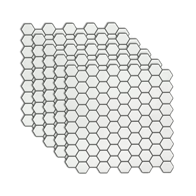 BowLift | Square Grout Tile Removable & Stick PVC 12" x 12" Removable & Stick Mosaic Tile 5-Pack