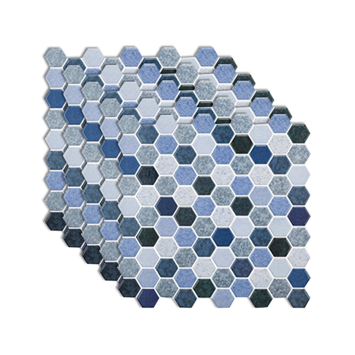 BowLift | Square Grout Tile Removable & Stick PVC 12" x 12" Removable & Stick Mosaic Tile 5-Pack