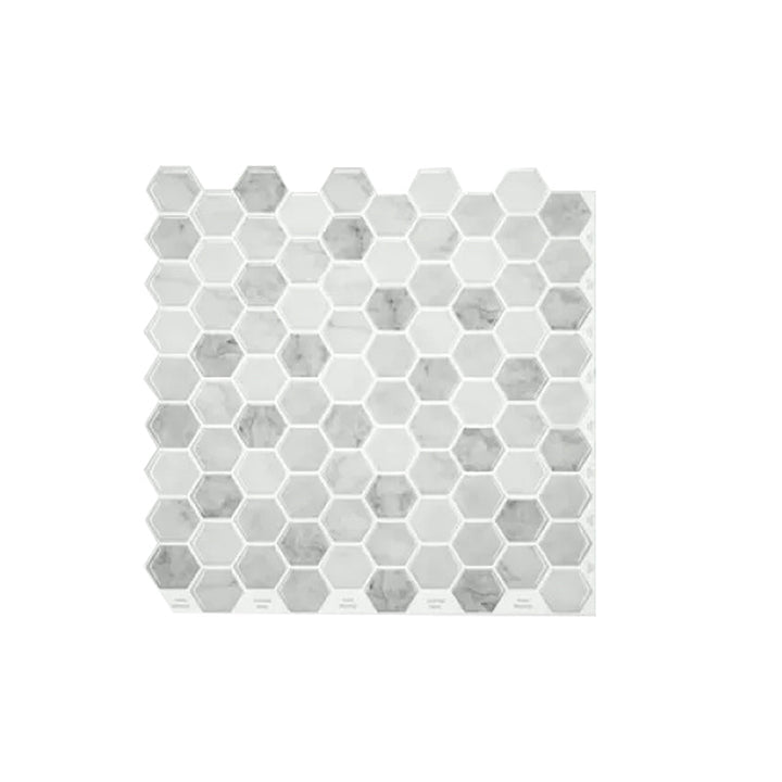 BowLift | Square Peel and Stick PVC Tile 12" x 12" Peel and Stick Mosaic Tile 5-Pack