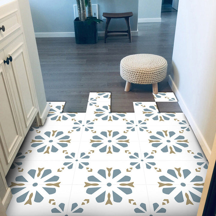 BowLift | Modern PVC Flooring Peel and Stick Geometrically Printed Vinyl Plank Flooring