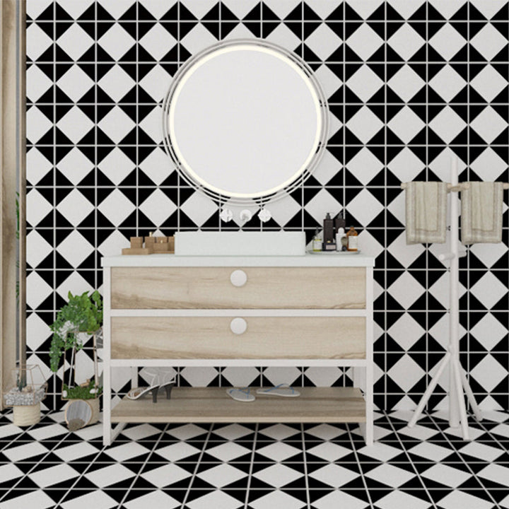 BowLift | Modern PVC Flooring Peel and Stick Geometrically Printed Vinyl Plank Flooring
