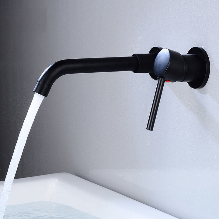 BowLift | Wall mounted metal bathtub faucet single lever swivel bathtub tap trim