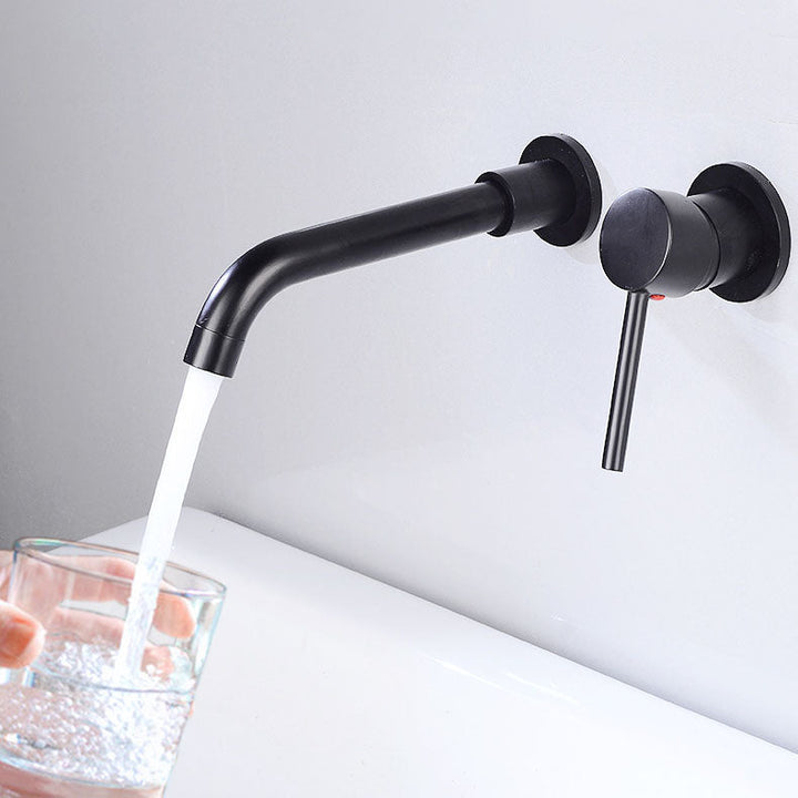 BowLift | Wall mounted metal bathtub faucet single lever swivel bathtub tap trim
