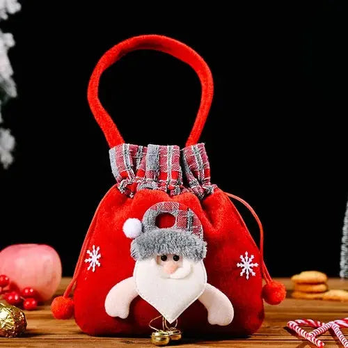 BowLift | Christmas Gift Bags | Fabric Bags with Drawstring | Various Designs | Reusable