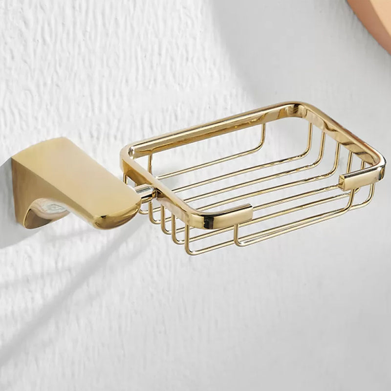 BowLift | Traditional Bathroom Fixtures Gold Bathroom Shelf Bathroom Accessory Set