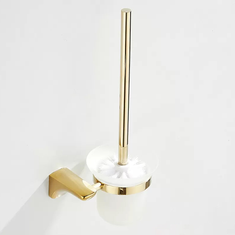 BowLift | Traditional Bathroom Fixtures Gold Bathroom Shelf Bathroom Accessory Set
