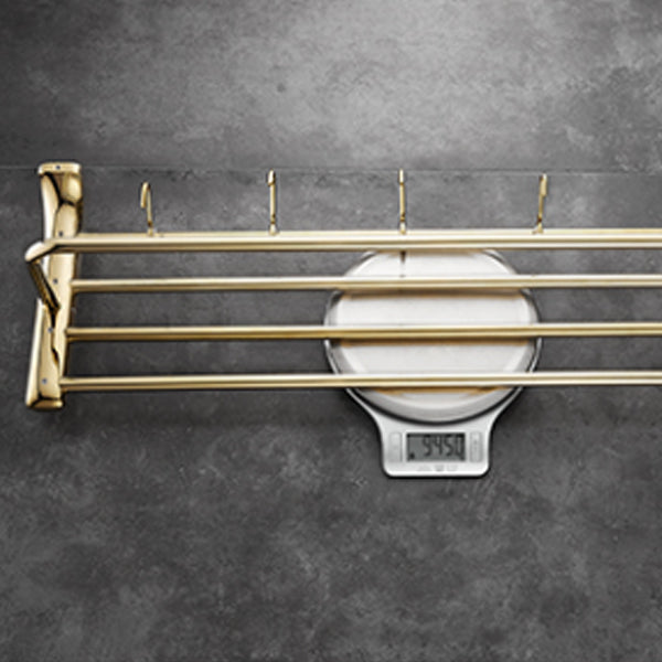 BowLift | Traditional Bathroom Fixtures Gold Bathroom Shelf Bathroom Accessory Set