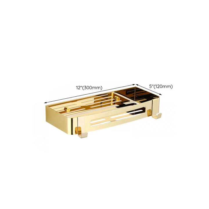 BowLift | Traditional Bathroom Fixtures Gold Bathroom Shelf Bathroom Accessory Set
