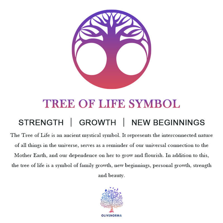 BowLift | Crystal Tree of Life 6 Rings Wall Decor Ornament