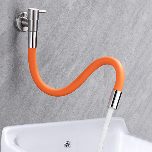 BowLift | Contemporary wall-mounted bathroom faucet with lever handles made of stainless steel