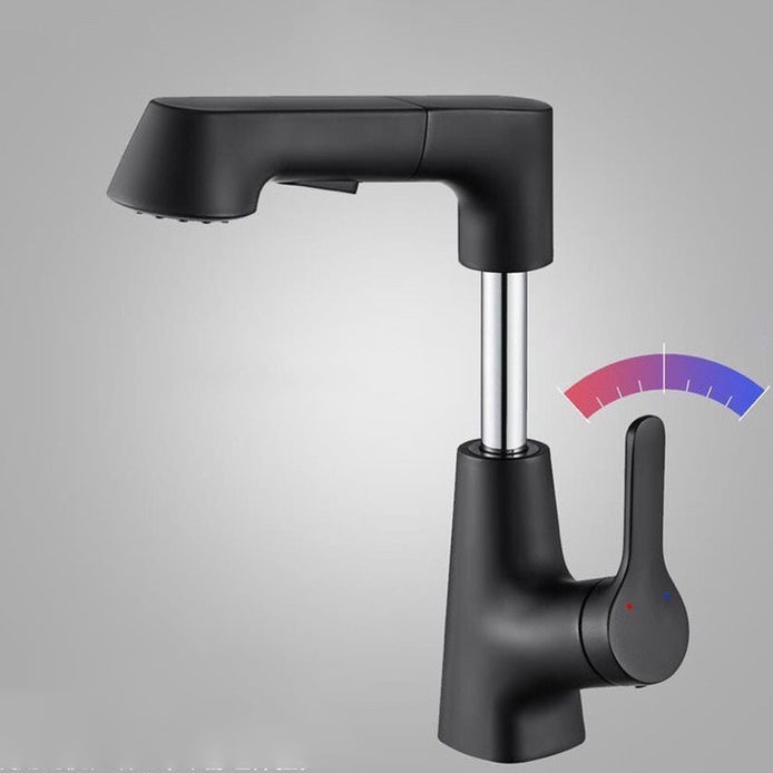 BowLift | Contemporary Sink Faucet Plian Low Arc Brass Centerset Sink Faucet