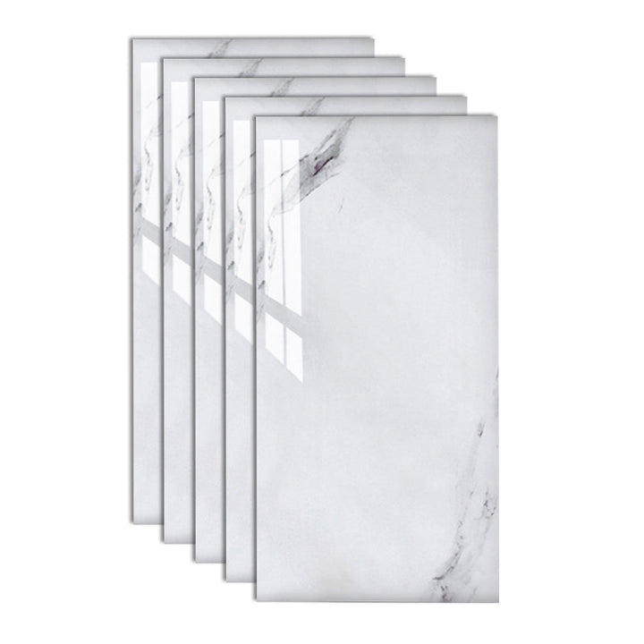 BowLift | Bathroom single tile marble pattern peel-and-stick tiles backing plate