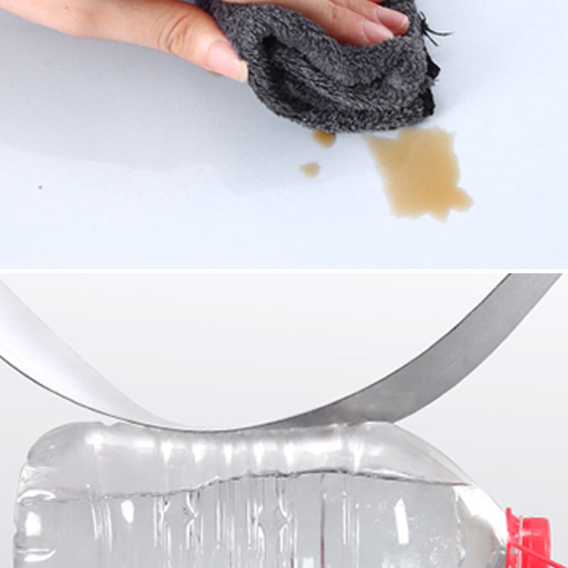 BowLift | Bathroom single tile marble pattern peel-and-stick tiles backing plate