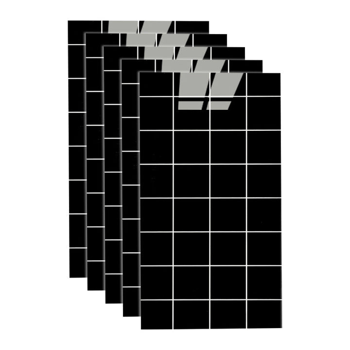 BowLift | PVC Peel and Stick Tile 12" x 23" Rectangular Grid Waterproof Peel and Stick Tiles 10 Pack
