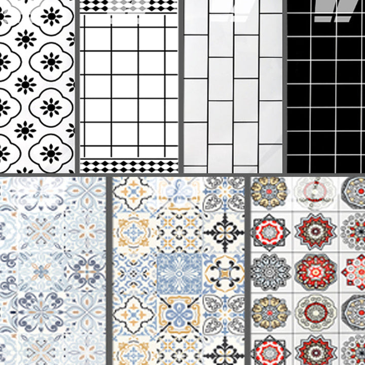 BowLift | PVC Peel and Stick Tile 12" x 23" Rectangular Grid Waterproof Peel and Stick Tiles 10 Pack