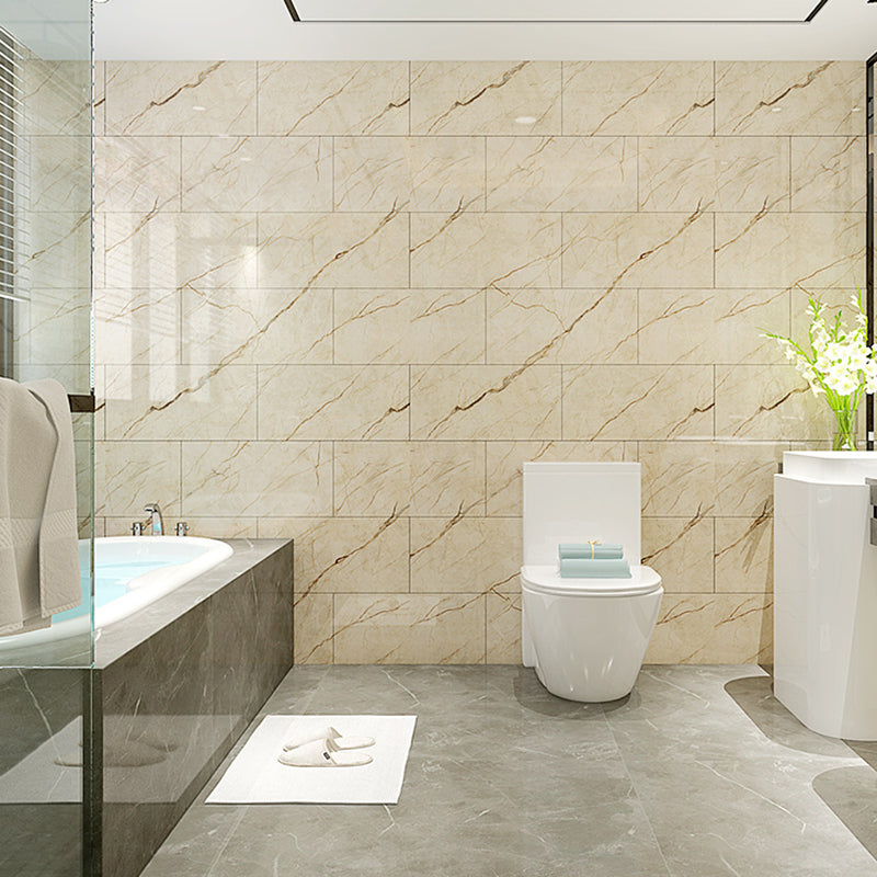 BowLift | Modern Splash Guard Wallpaper Marble Print Self-Adhesive Splash Guard Tile for Bathroom
